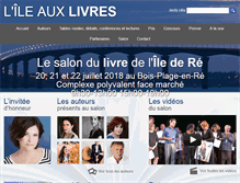 Tablet Screenshot of ile-aux-livres.fr